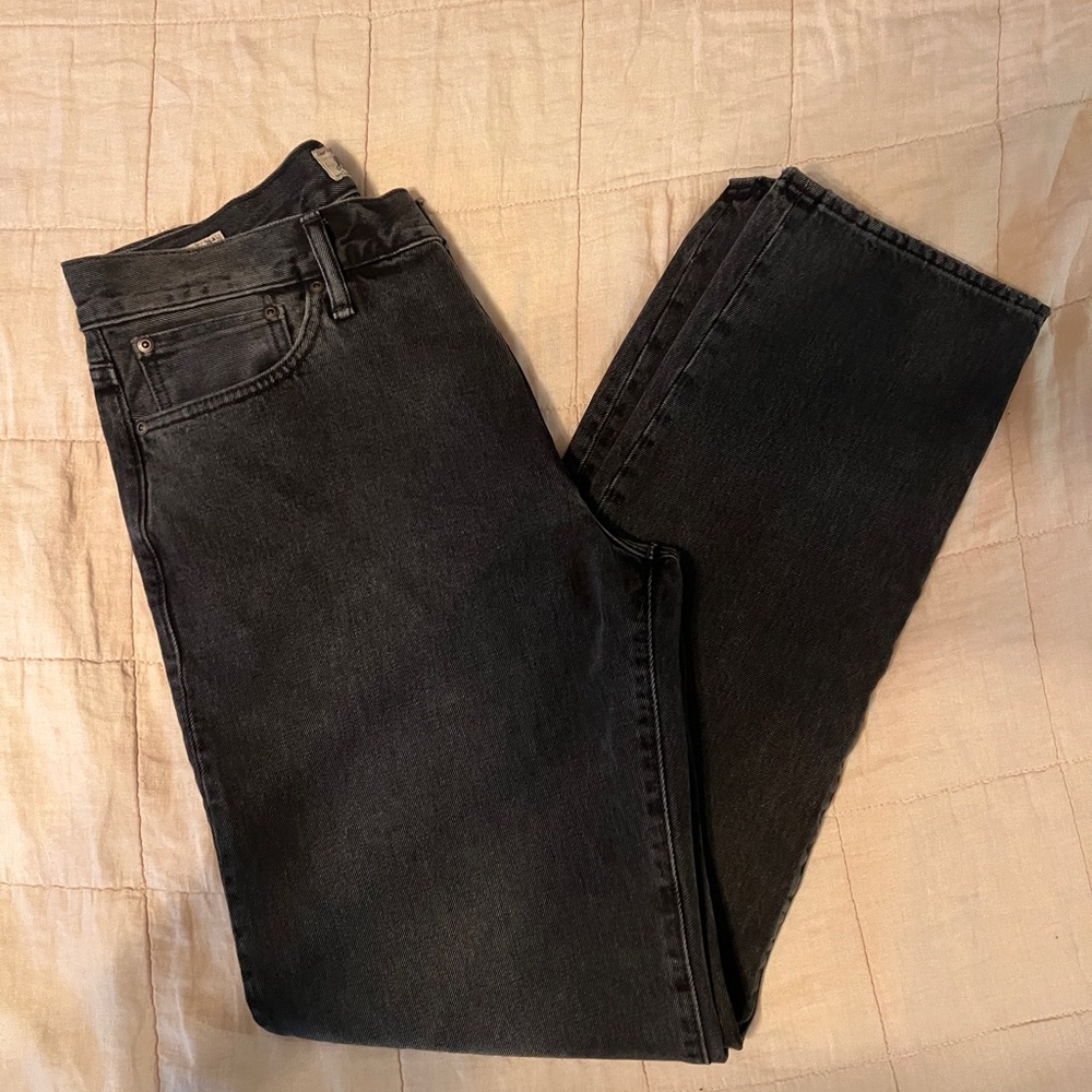 J Crew Men's Classic Straight Black Jeans 32x34